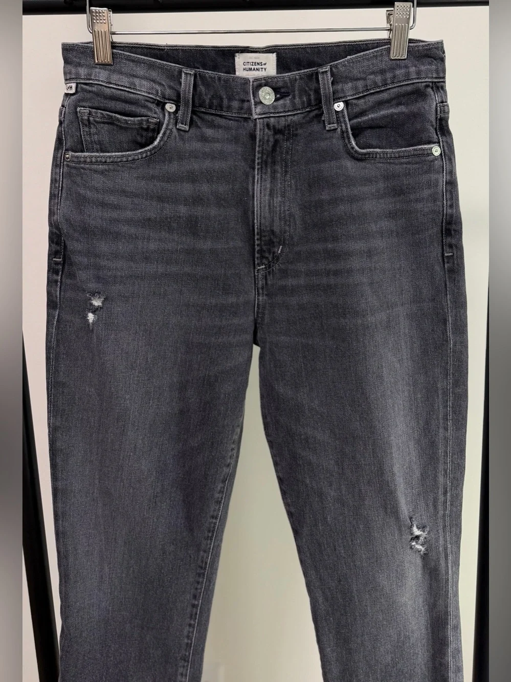 Citizens of Humanity Olivia Premium Vintage Gray High Rise Slim Jeans Size 27